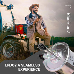 BlueStars RC601-51352 fuel pump being installed on a Kubota tractor scene