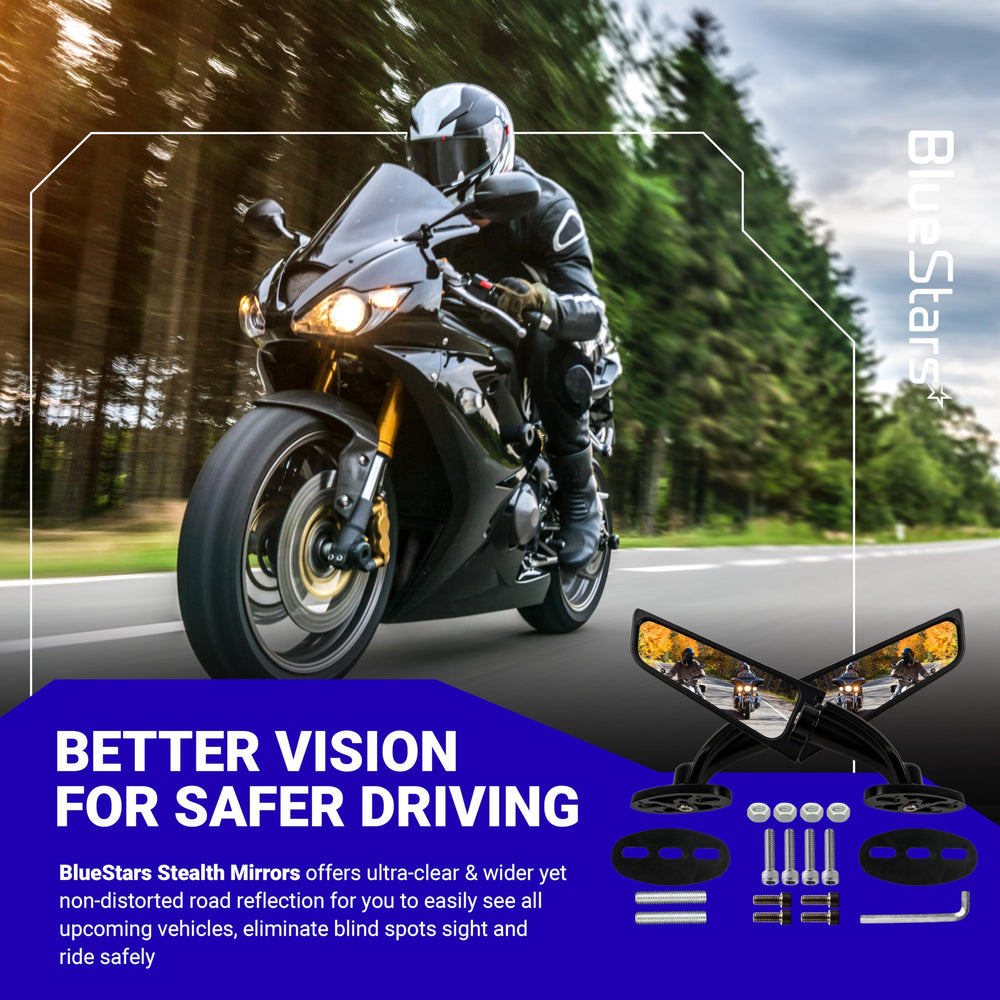 BlueStars Stealth high-definition glass for sharp reflections in various lighting.