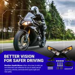 BlueStars Stealth high-definition glass for sharp reflections in various lighting.