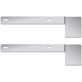 Blulu Hawaii state sticker bracket in stainless steel for vertical mounting.