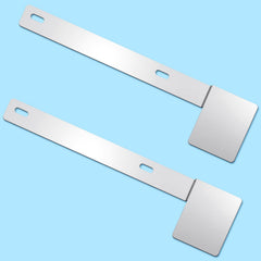Blulu pack of two brackets ideal as spare replacements.