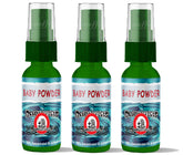 Blunteffects Blunt Effects Baby Powder bottle releases a soft, comforting aroma