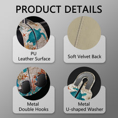 Blusabaca double metal hook feature keeping items evenly balanced.