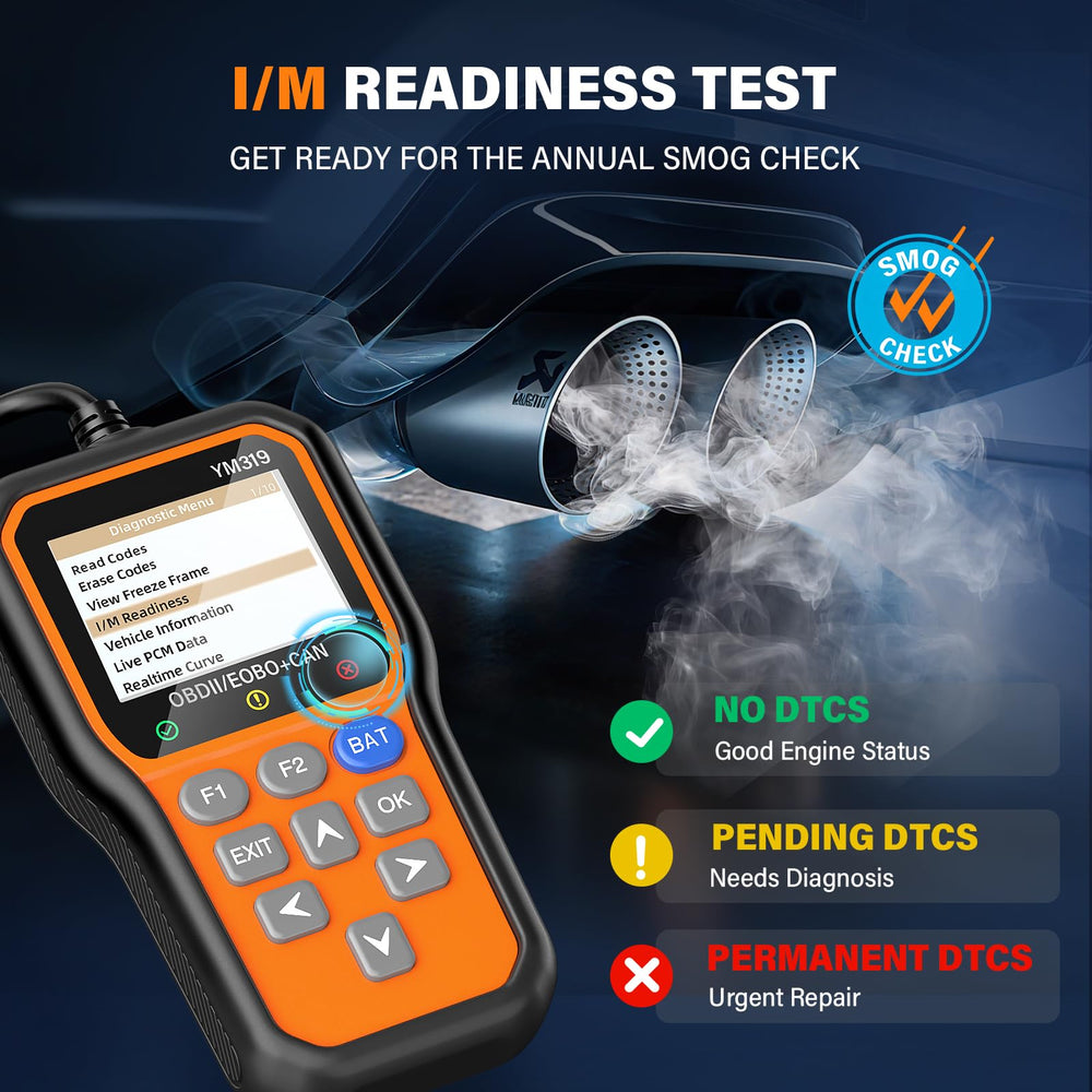 BluSon YM319 supports multiple OBDII protocols across markets.