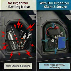 BLWANDE trunk cubby storage bag emphasizing efficient Rav4 side pocket use