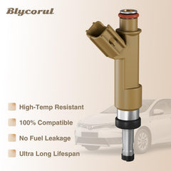 Blycorul injectors with alloy steel and fluororubber seals for durability