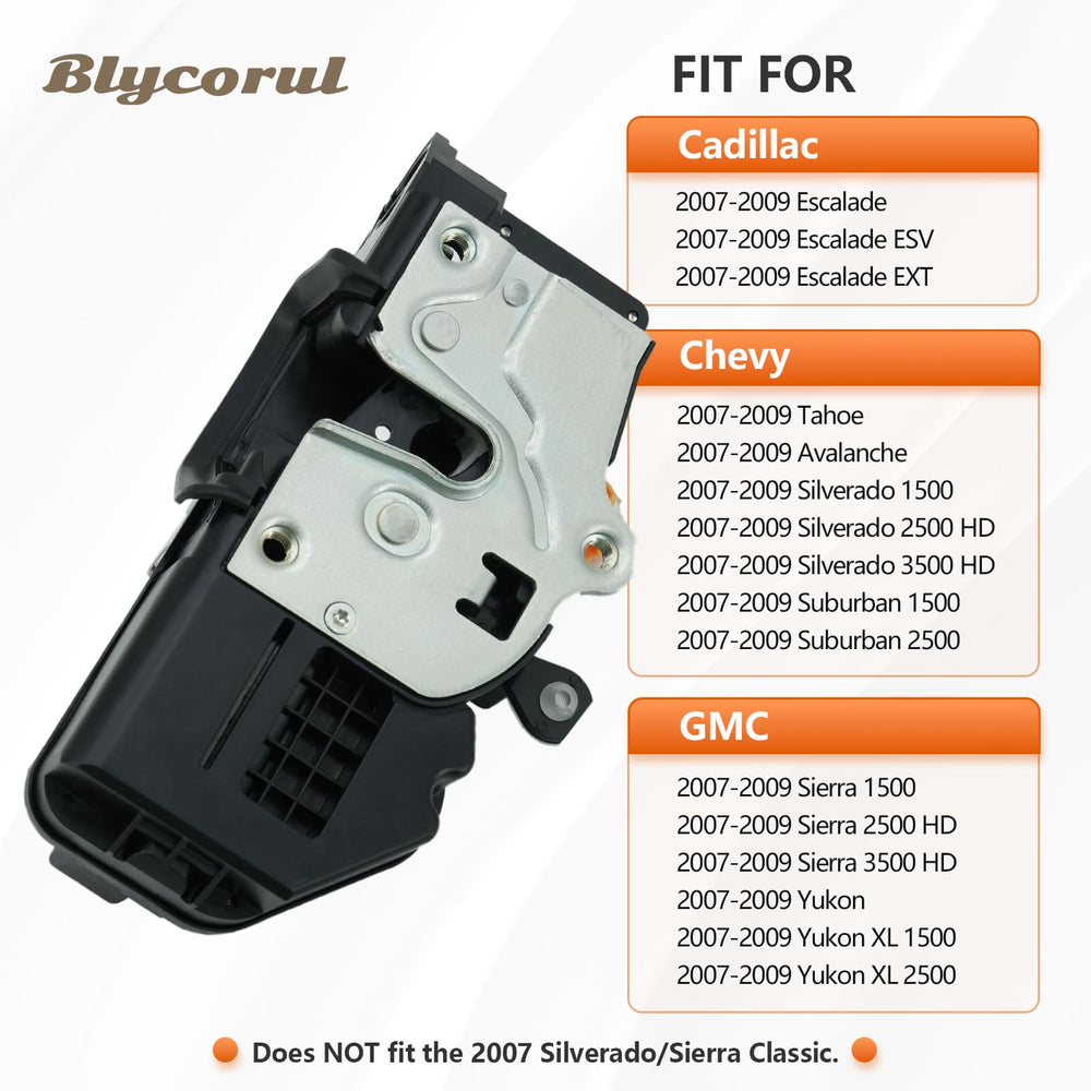 Blycorul door latch assembly closeup highlights durable construction.