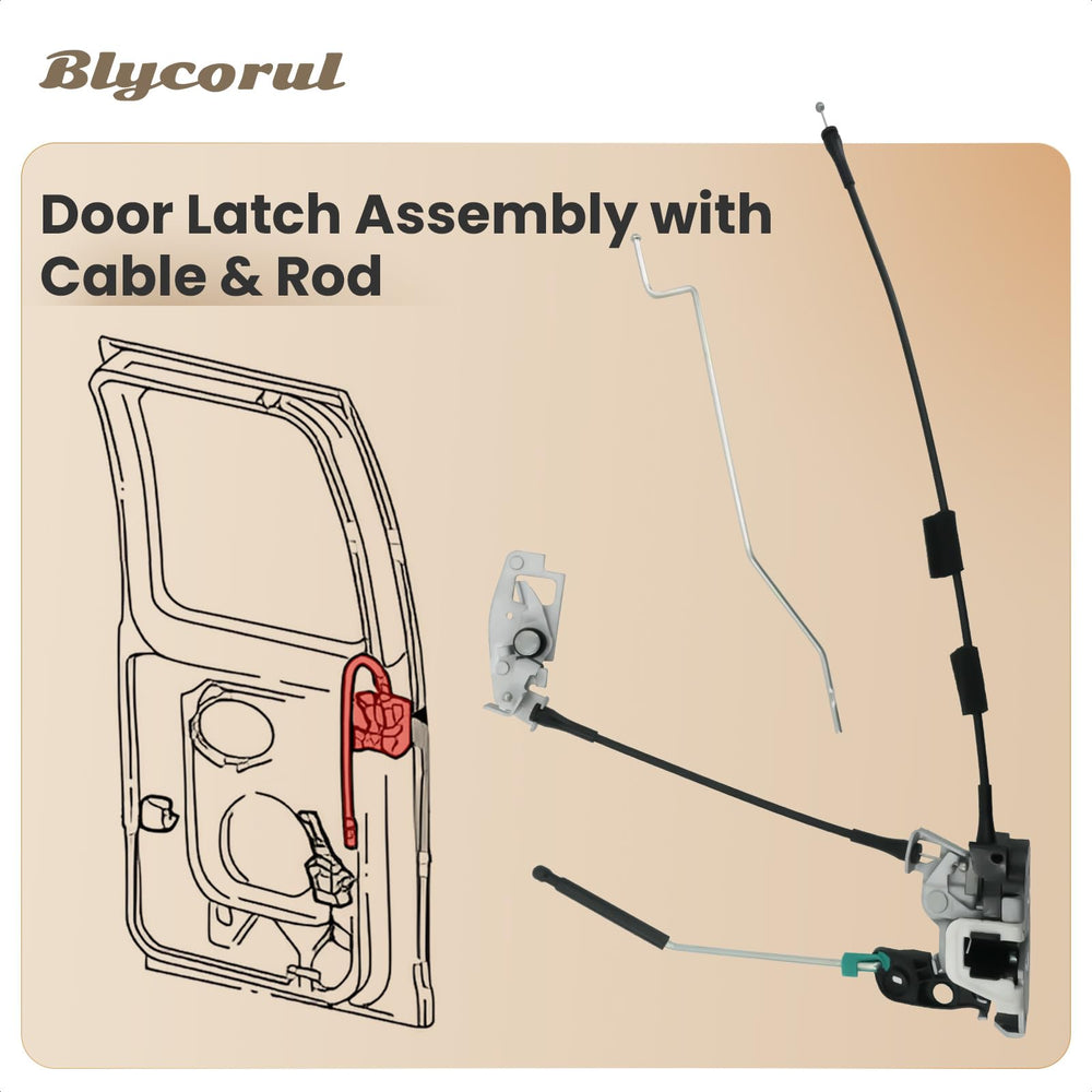 Blycorul OE-replacement latch for 6C2Z-15431A02-AA delivers reliable cargo door operation.