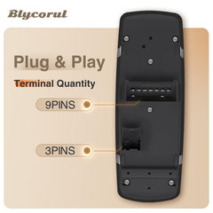 Blycorul Master window switch with OE connector, secure plug-in.