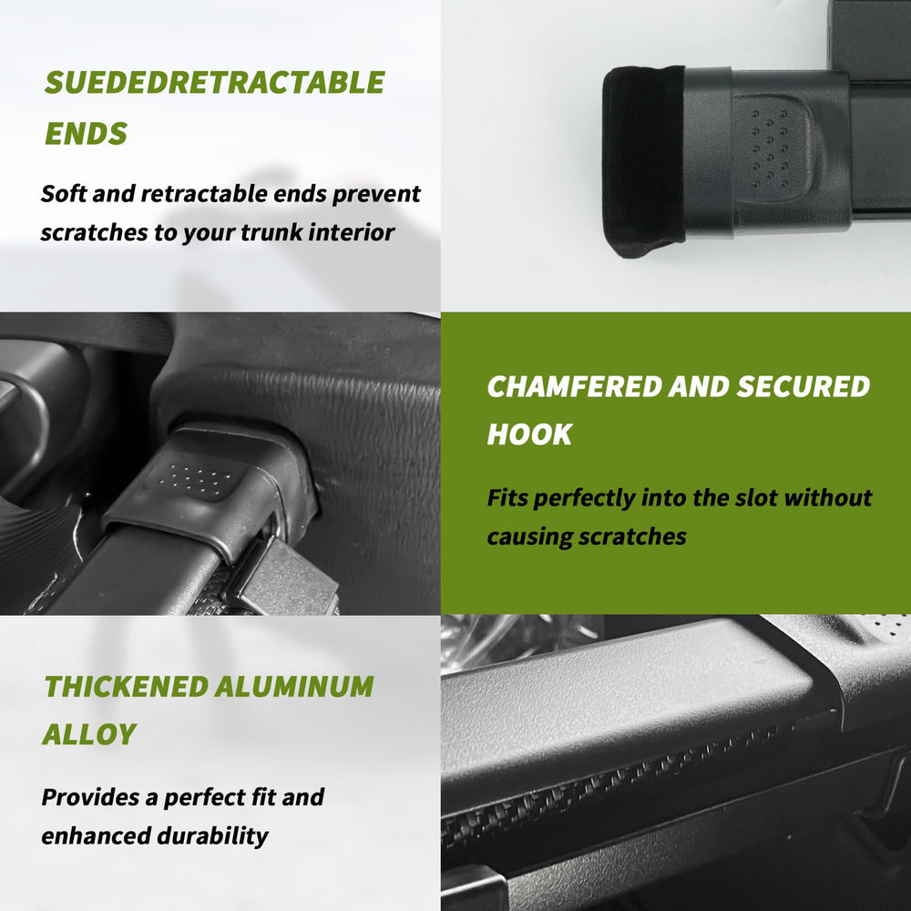 Blycorul retractable cargo cover with easy no-drill installation