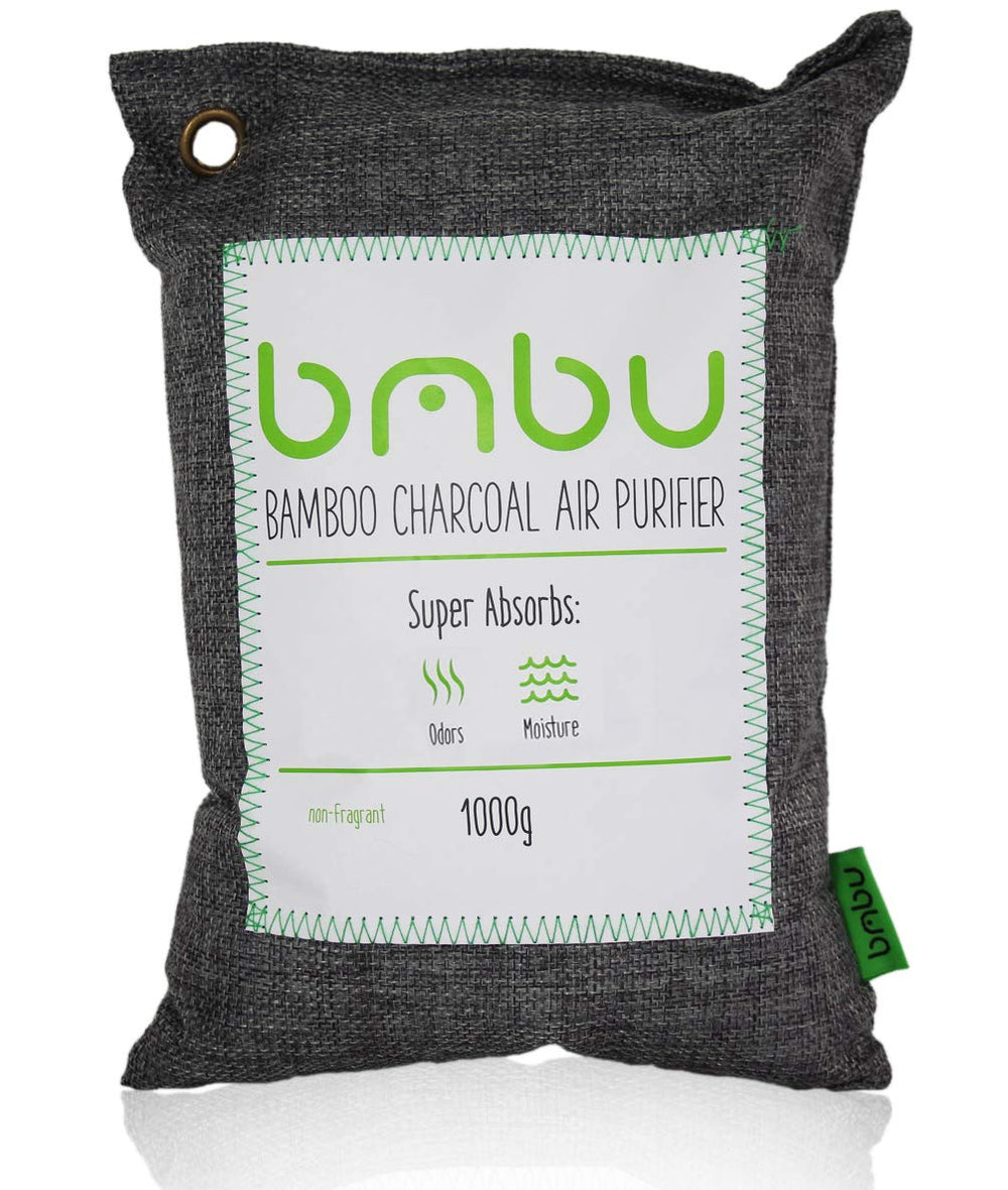 bmbu bamboo charcoal bag 1000g in sealed packaging offers long-lasting odor control