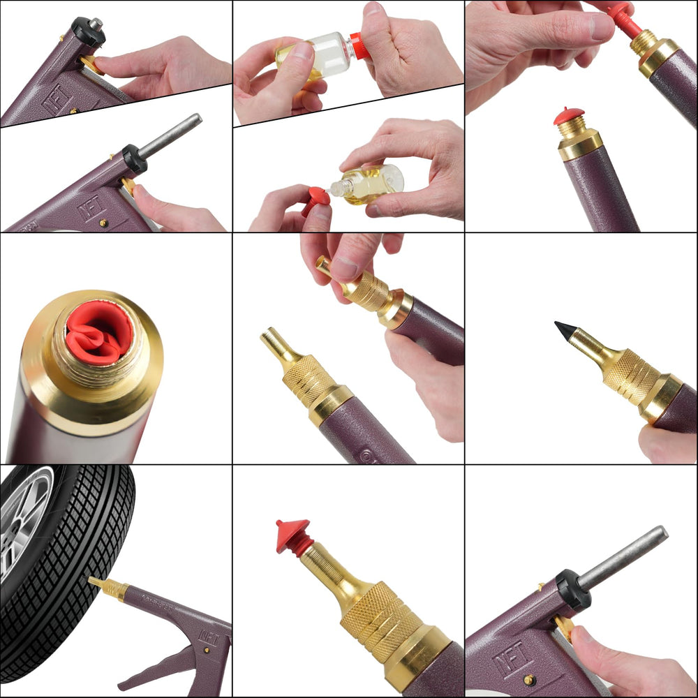 BMDYJK instruction manual guides DIY tire repairs.