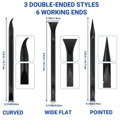Bmizdir close-up of varied double-ended tip shapes for precise crevice cleaning