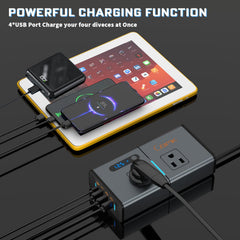 BMK LED display shows real-time voltage for battery awareness.