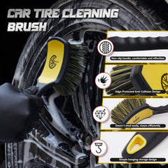 BMLEI two-in-one detailing kit shown for faster wheel and tire cleaning.