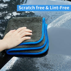 Bmlei large microfiber towel for car cleaning 16x16 inches