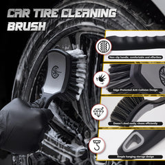 Bmlei 2-pack wheel and tire cleaning kit for convenient maintenance