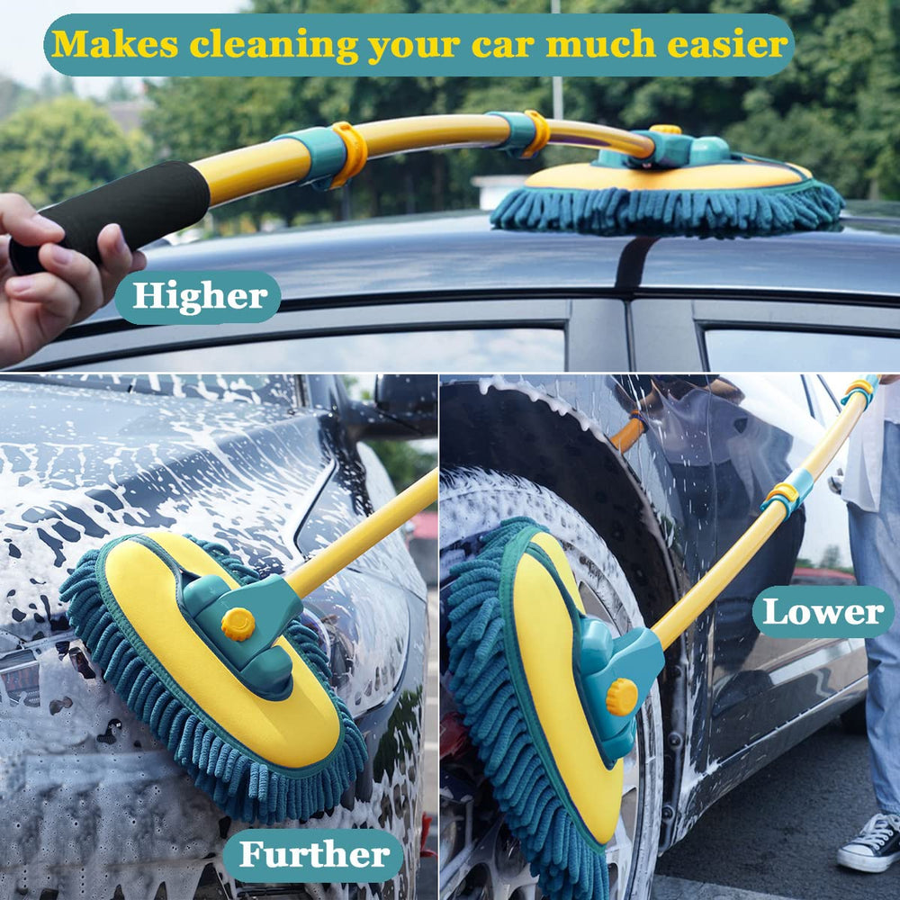 BMLEI rotatable brush head for flexible cleaning