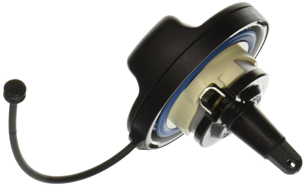 Installation view of BMW genuine fuel filler cap demonstrating quick replacement and secure seal.