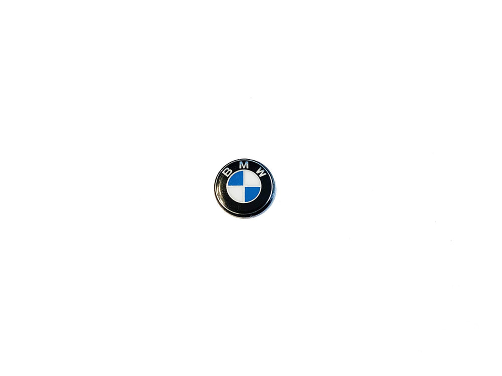 BMW Key Emblem close-up detail, authentic replacement with lasting durability.