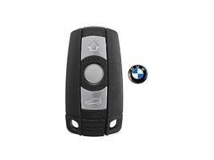 BMW Key Emblem direct-fit close-up, showcasing OEM quality for seamless vehicle compatibility.