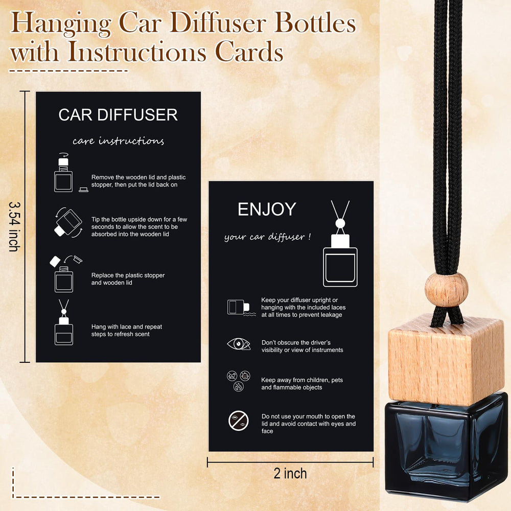 Boao instruction cards, double-sided, clearly explain diffuser usage
