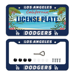 BOARLIDA Dodgers frame closeup in stainless finish, highlighting corrosion resistance.