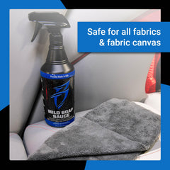 Upholstery cleaner used in boat, car, and RV interiors.