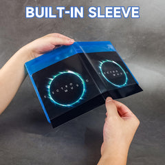 BOATISLE 2-pack holds 16 discs in blue transparent cases for compact, accessible storage.