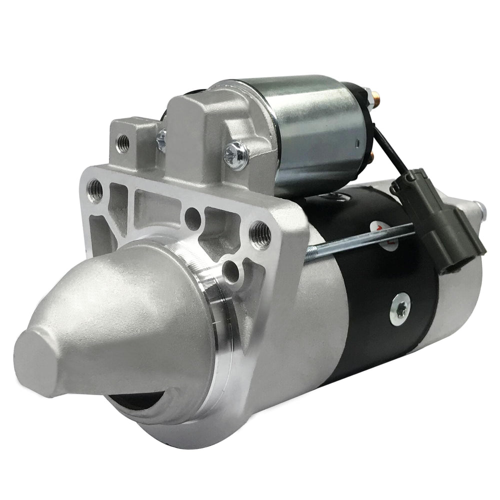 Boatrip 17867 starter motor in the engine bay with OEM fit.
