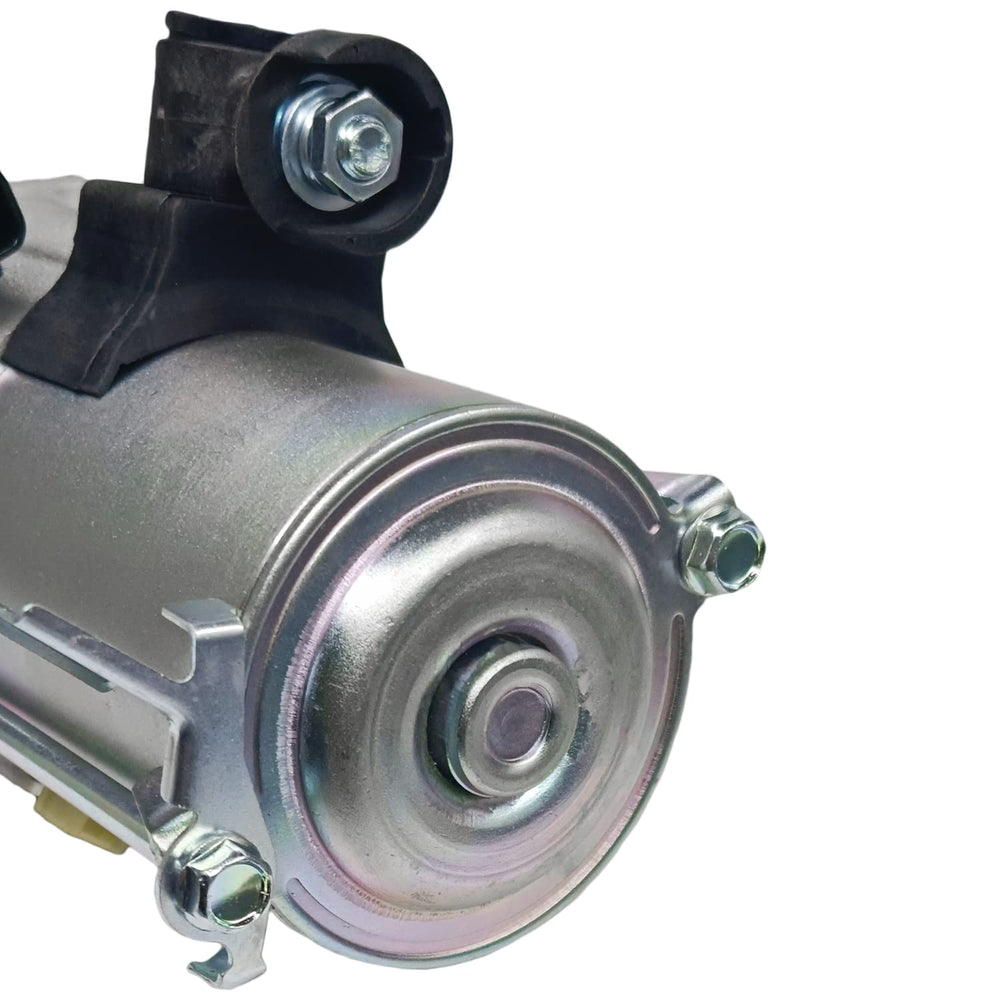Boatrip starter motor connectors close-up shows secure electrical contacts.
