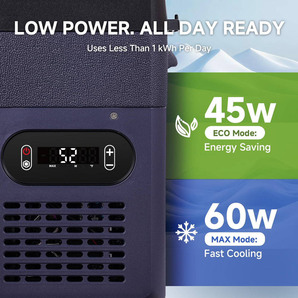 BODEGA 12V car fridge fast cooling demonstrates 15-minute chill capability