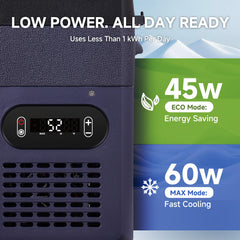 BODEGA 12V car fridge fast cooling demonstrates 15-minute chill capability