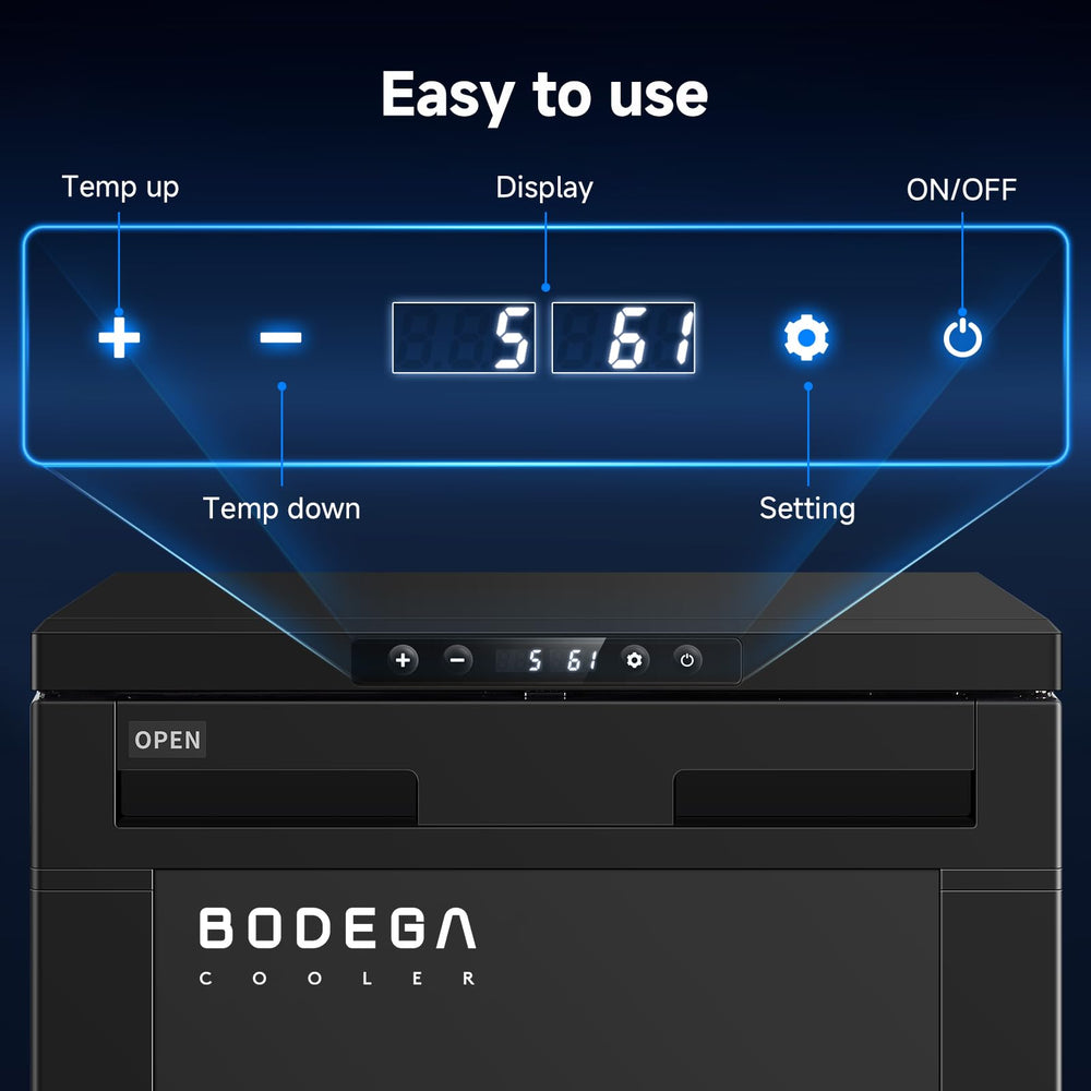 BODEGACOOLER ECO mode saves energy on long trips