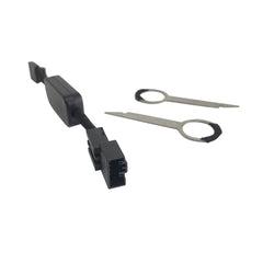 BODENLA Central panel removal aids clean installation of the eliminator cable.