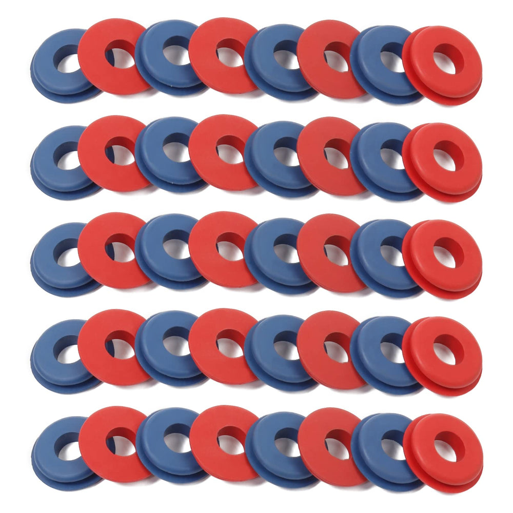 Boeray blue gladhand seals, 20 pieces, color-coded for fast identification.