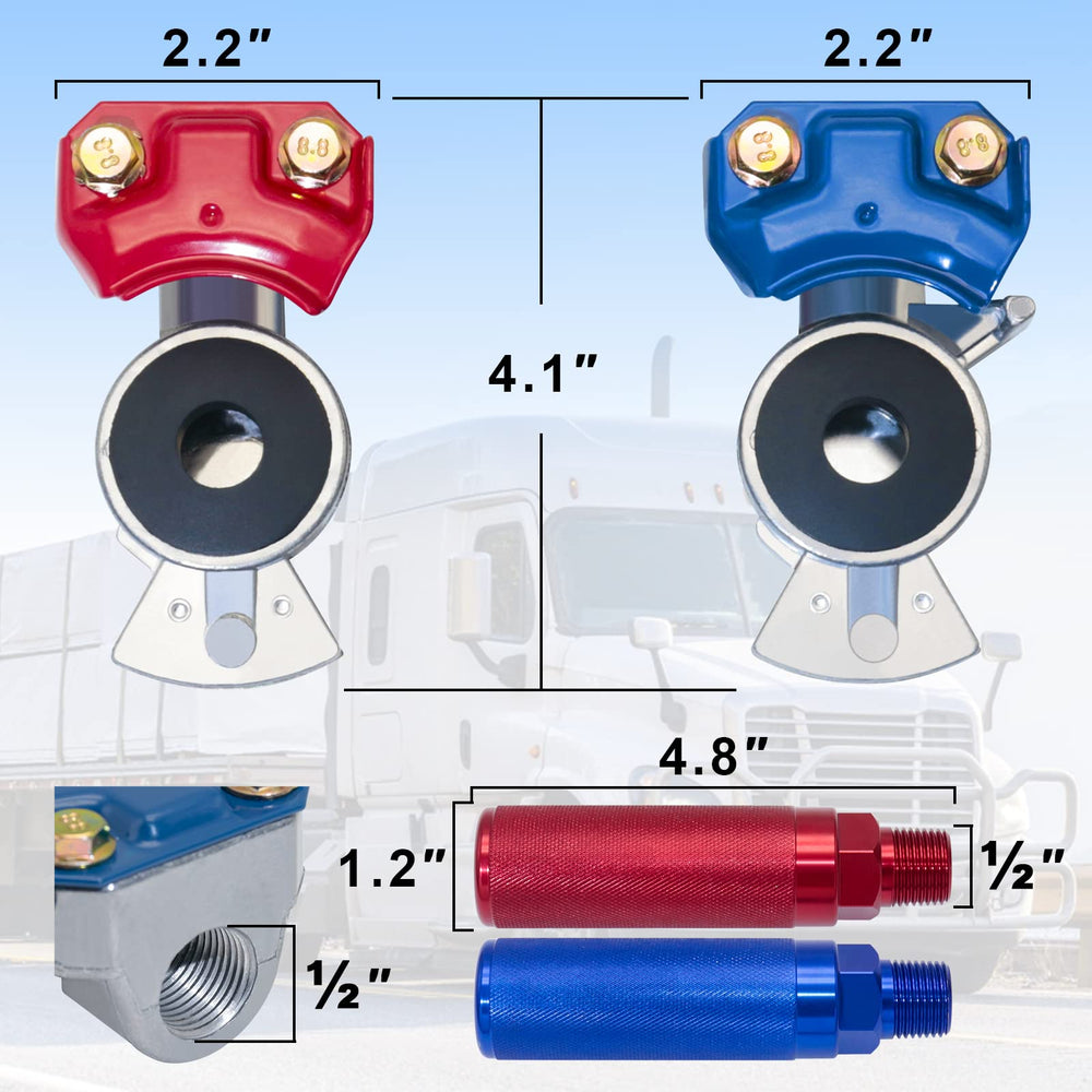 Boeray glad hand seal with tapered base for high-pressure sealing.