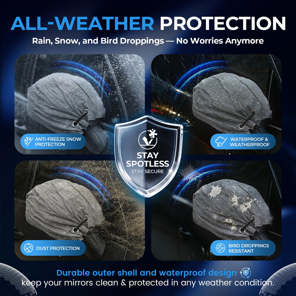 Boildut all-weather protection shields against snow, rain, and debris.