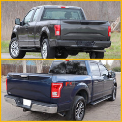 Boine left driver side tail light boosts safety during highway driving.