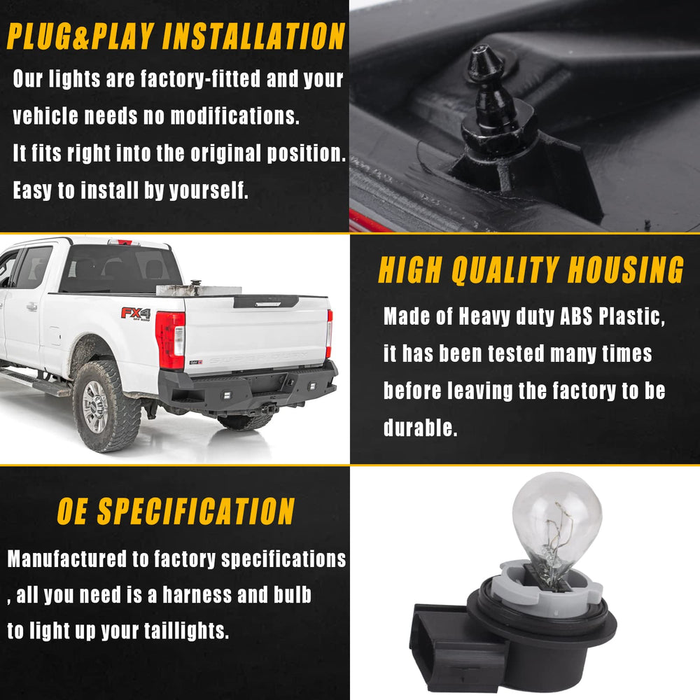 Boine tail light with lifetime warranty provides long-term peace of mind.