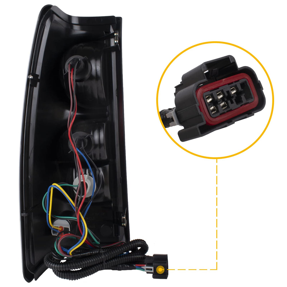 Boine factory style left tail light for Silverado 2003-2006