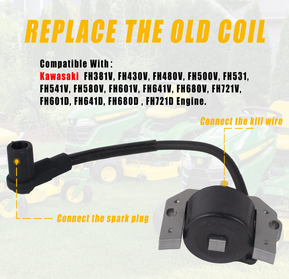 Boine ignition coil side profile showcasing slim, installation-friendly design.