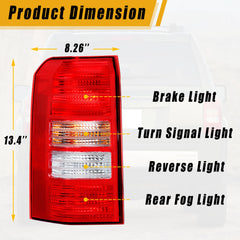 Boine tail light for Jeep Patriot with direct plug-and-play compatibility.