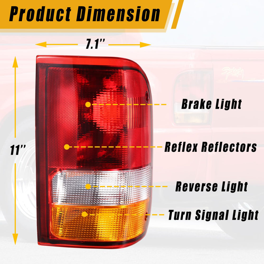 Boine rear brake taillight enhances brake signaling for safer highway driving.