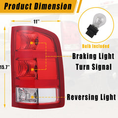 Boine right tail light for GMC Sierra 2500HD improves rear visibility