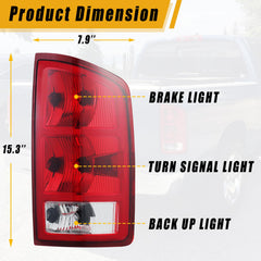 Boine tail light for Dodge Ram 2003-2006 rear lamp improves visibility at night.