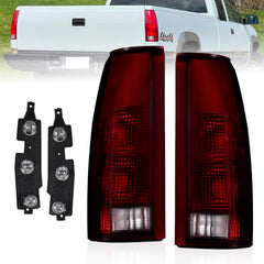 Boine tail light driver-side rear light in red smoke enhances night visibility