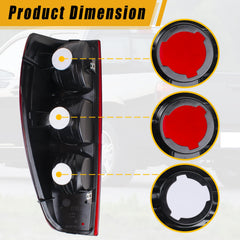 Boine tail light for GMC Canyon passenger side boosts signaling visibility