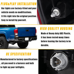 Boine tail light replacement 8156004170 fits Tacoma left side.
