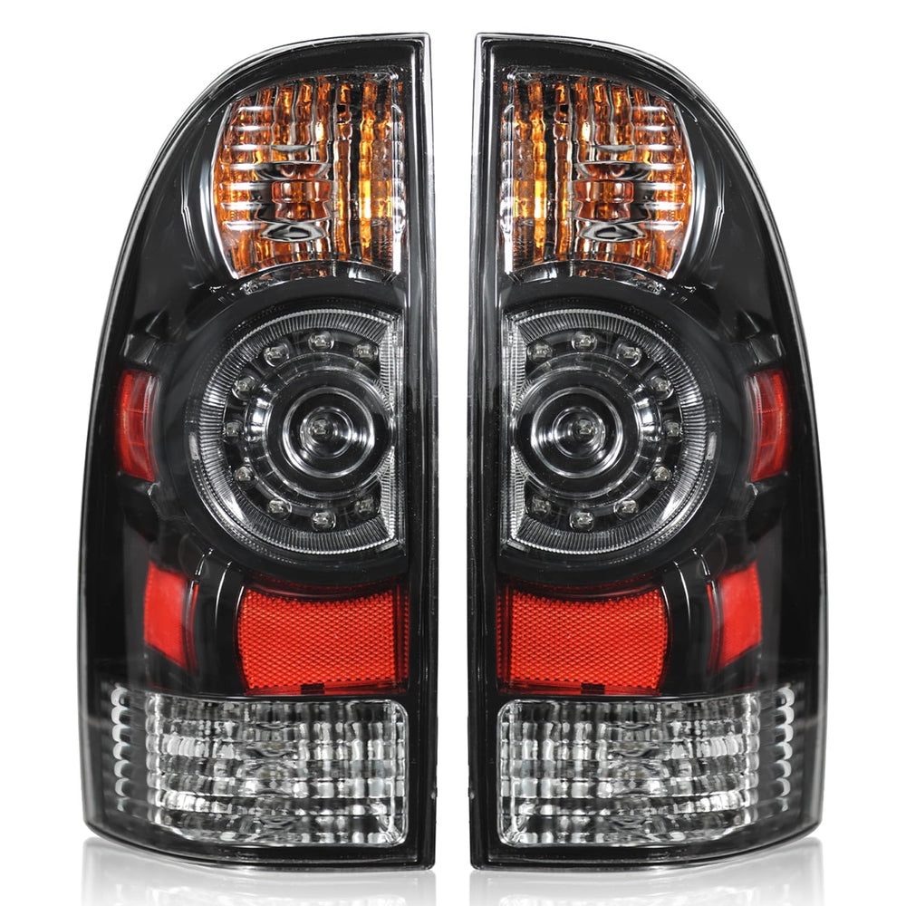 Boine tail light driver side for Toyota Tacoma with LED bezel enhances nighttime visibility.